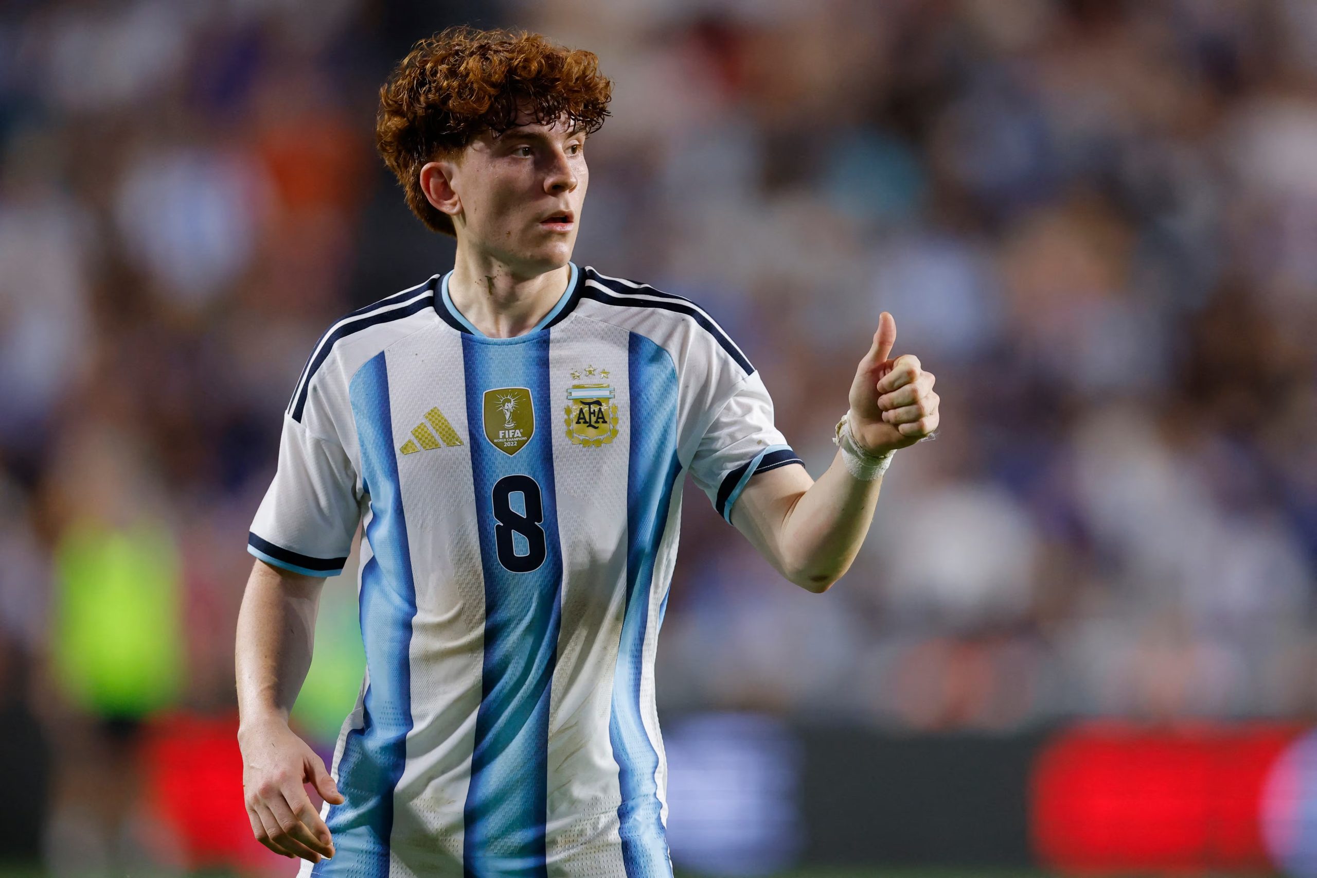 El Colo Barco es un futbolista polifuncional que puede aportarle soluciones a Scaloni (Foto Todd Kirkland /AFP)