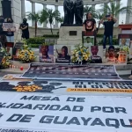 General de la FAE ofreció disculpas por el caso de los niños de Las Malvinas y abandona el acto entre gritos de “Gobierno mataniños”