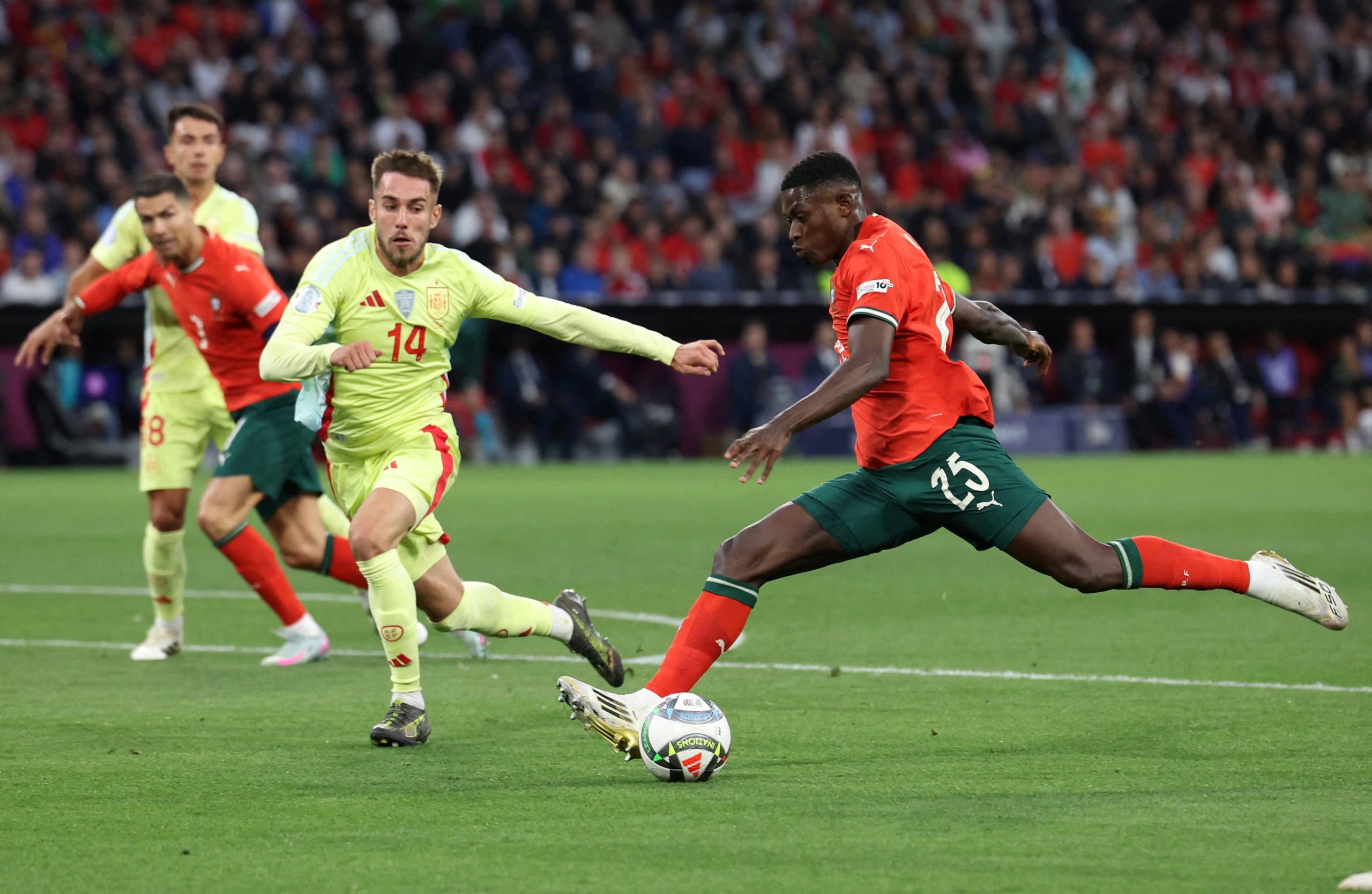 La final de la Nations League entre España y Portugal (REUTERS/Michaela Stache)