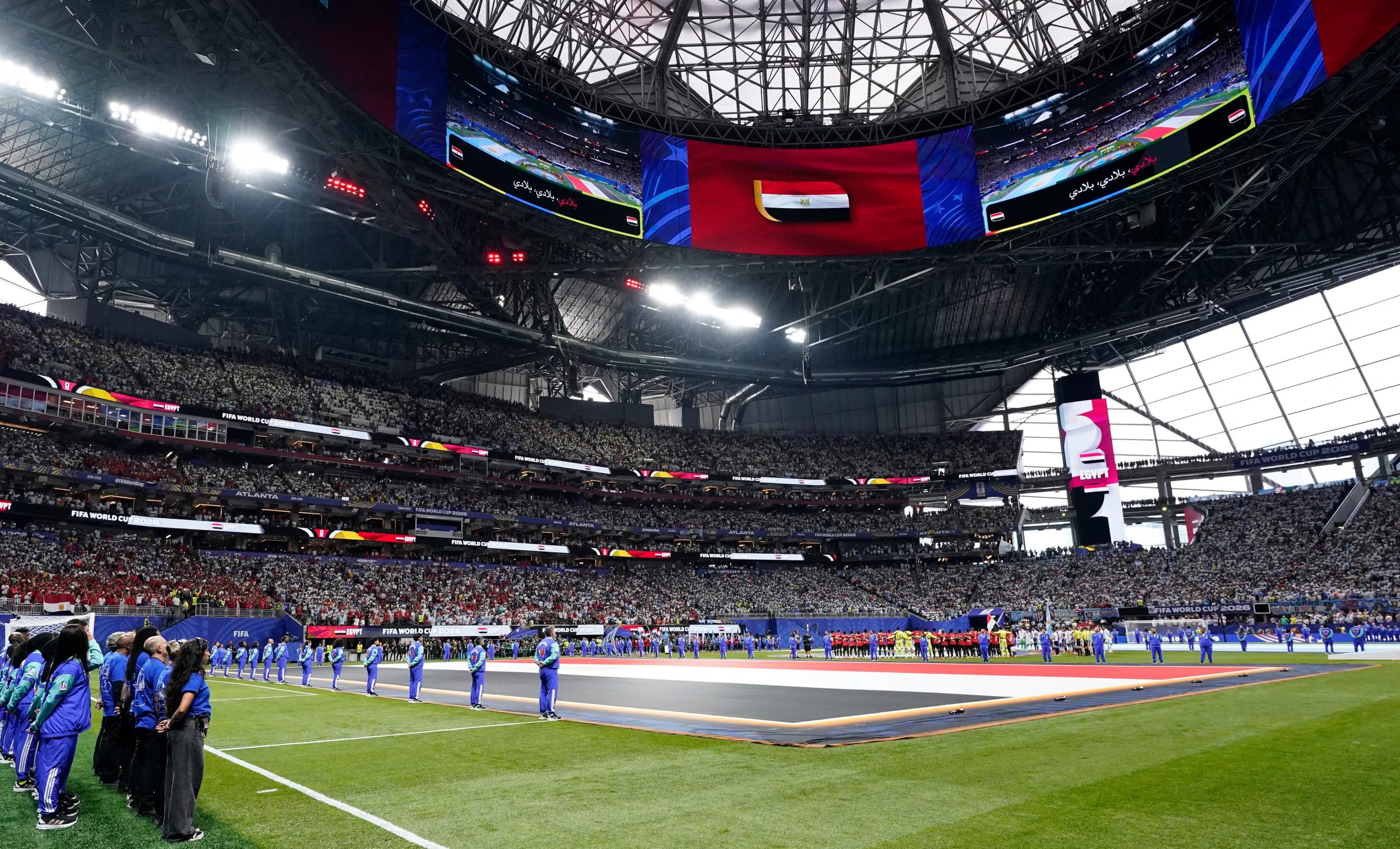 El Departamento de Policía de Atlanta y el FBI reforzaron la vigilancia en el Atlanta Stadium y en las zonas de mayor concurrencia (IMAGN IMAGES via Reuters/Dale Zanine)