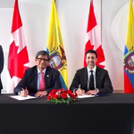 Ecuador y Canadá firmaron el acuerdo comercial