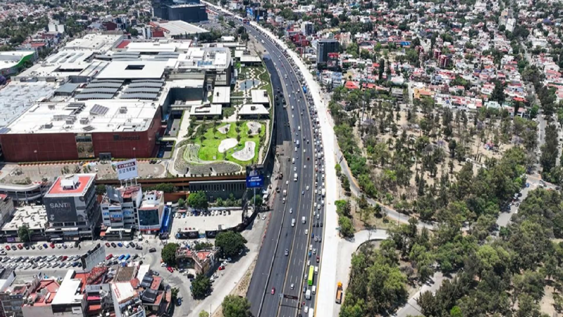 Entregan repavimentación de lateral de Periférico Norte, en Naucalpan (Gob. Edomex)