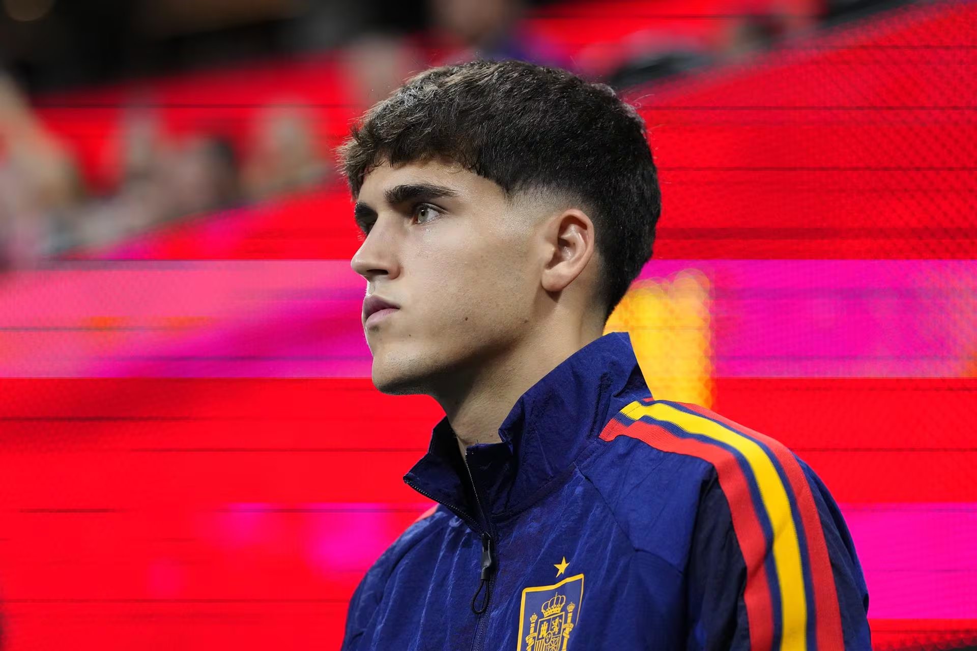 El jugador de la selección española de fútbol, Pau Cubarsí. (Europa Press)