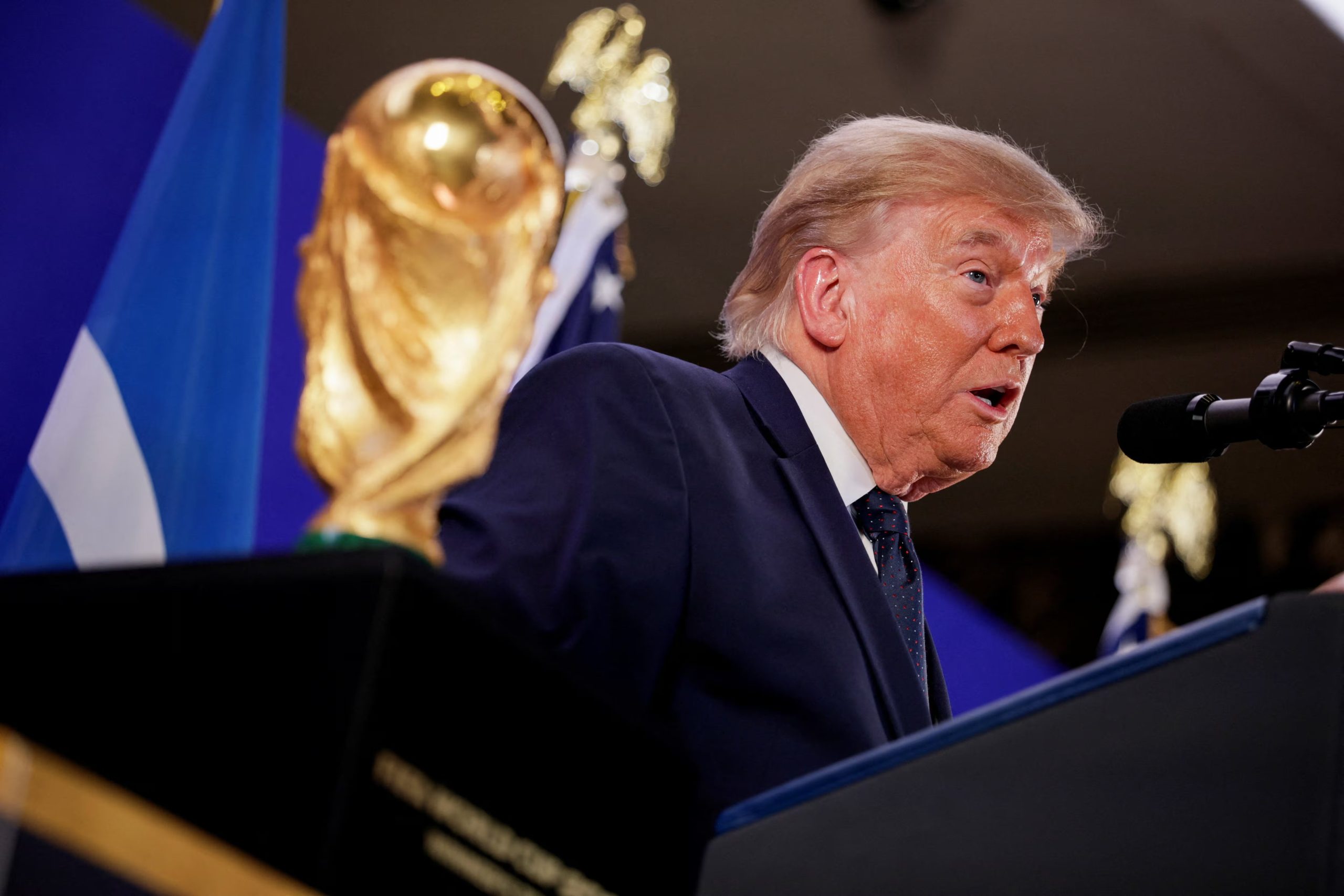El operativo para la final del Mundial 2026 ampliará sus restricciones ante la presencia del presidente Donald Trump (REUTERS/Evan Vucci)