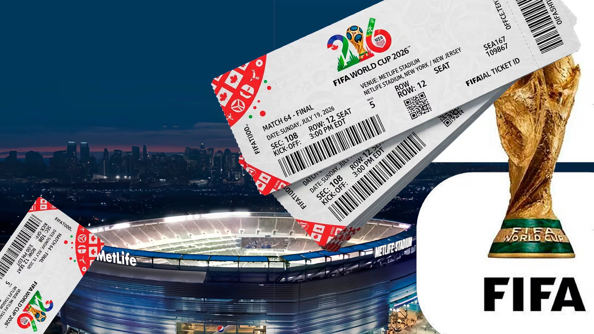 La FIFA defendió los precios variables de la final del Mundial 2026, mientras la reventa ofreció entradas entre USD 8.000 y USD 47.000 (Collage)