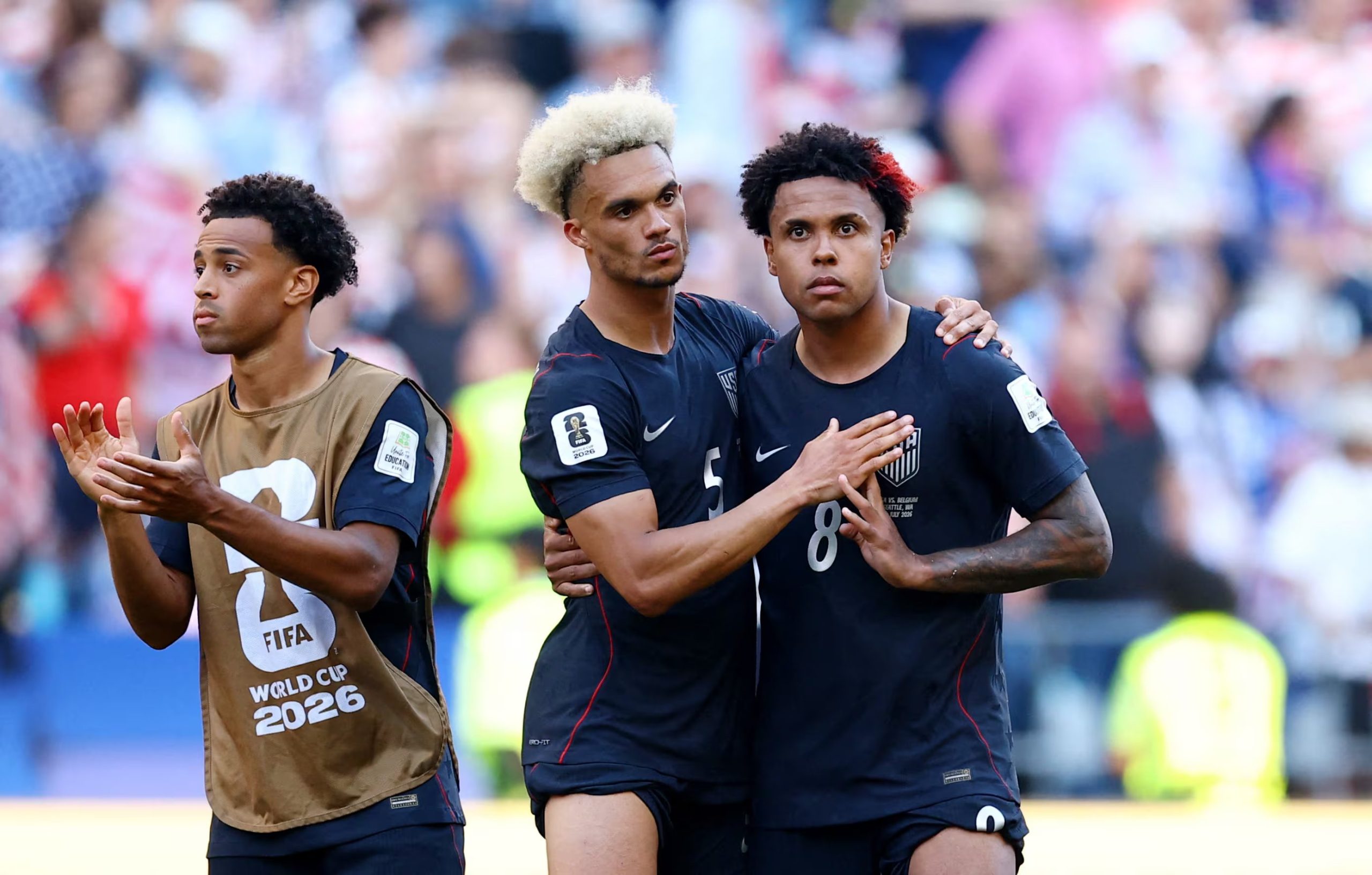 La selección de Estados Unidos fue coanfitriona del Mundial 2026, tuvo a Mauricio Pochettino y una plantilla con experiencia europea y 13 jugadores mundialistas, pero no evitó otro tropiezo (REUTERS/Albert Gea)