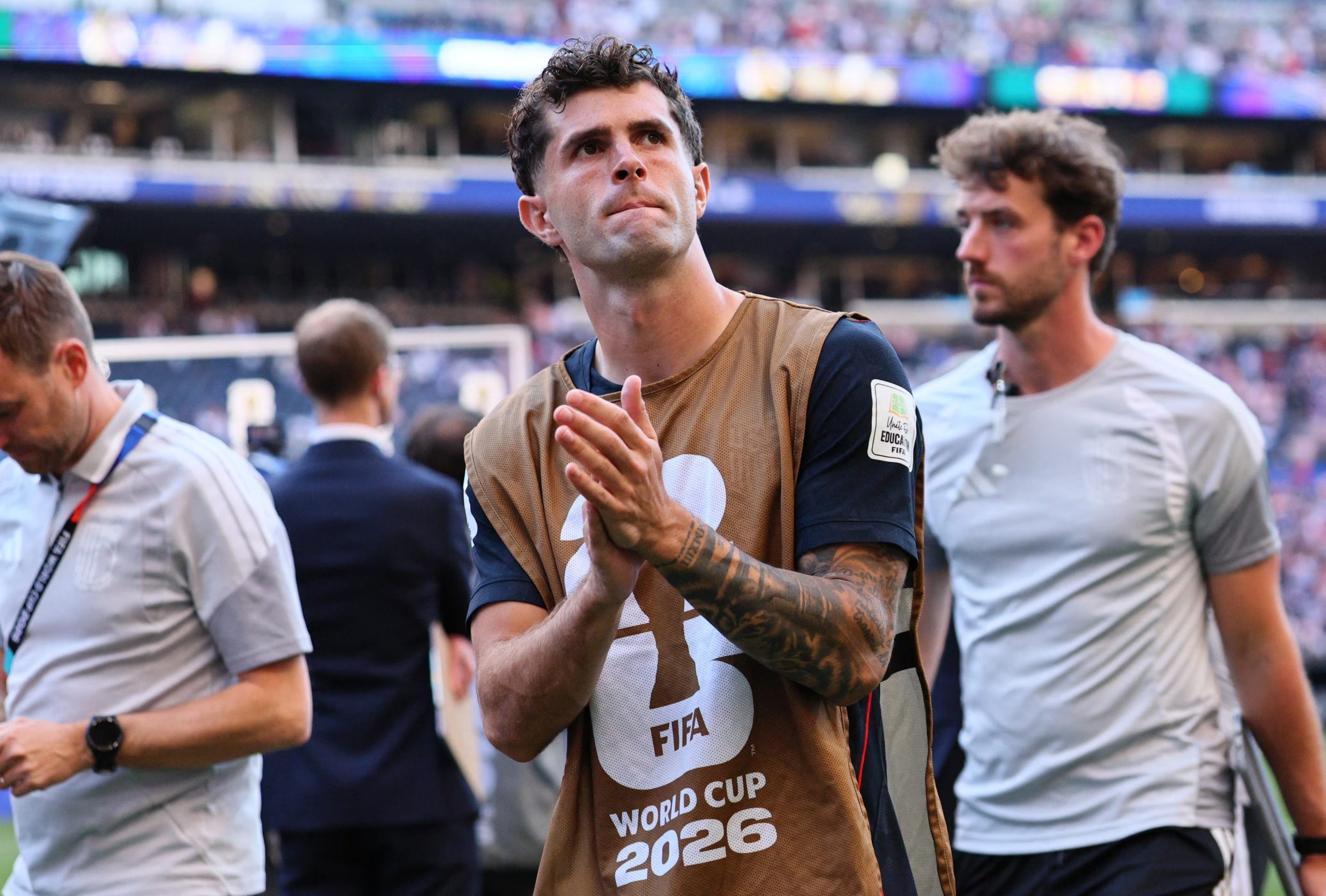 La competencia en la Concacaf limitó a Estados Unidos frente a rivales exigentes y el equipo solo consiguió una victoria ante selecciones del top 30 en el primer año de Pochettino (IMAGN IMAGES via Reuters/Blake Dahlin)