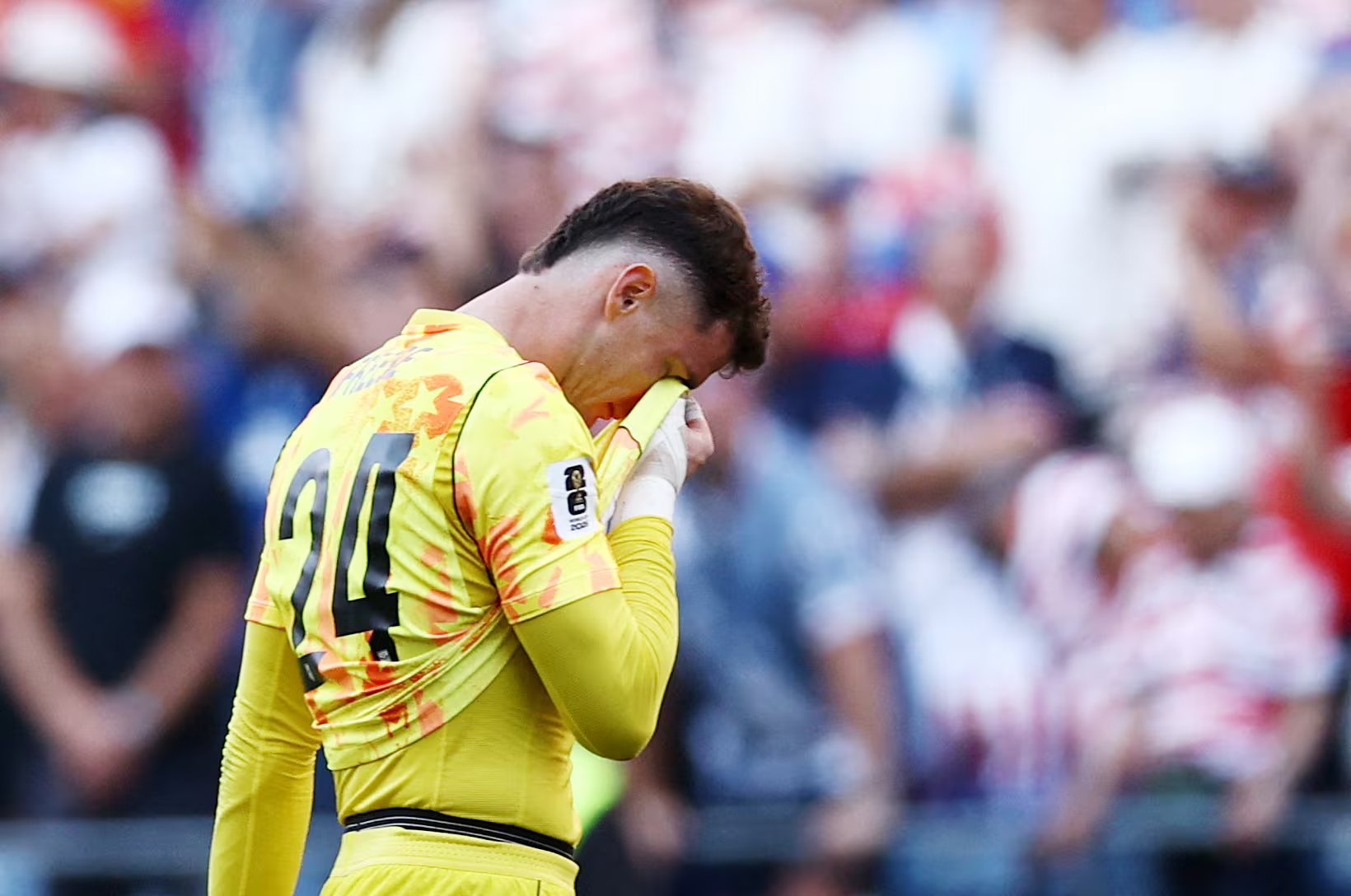 La derrota 4-1 en la fase eliminatoria cerró un torneo de cifras récord, pero el balance cambia al mirar el nivel de los oponentes y el camino recorrido, mientras crece el debate sobre desarrollo, identidad de juego y jerarquía individual (REUTERS/Lee Smith)