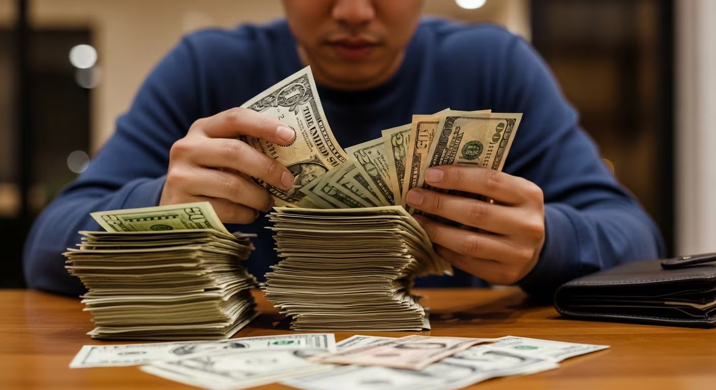 La cotización del dólar en Colombia tocó un mínimo intradía de $3.293,70 y confirmó la apreciación del peso colombiano - crédito VisualesIA/Imagen Ilustrativa Infobae