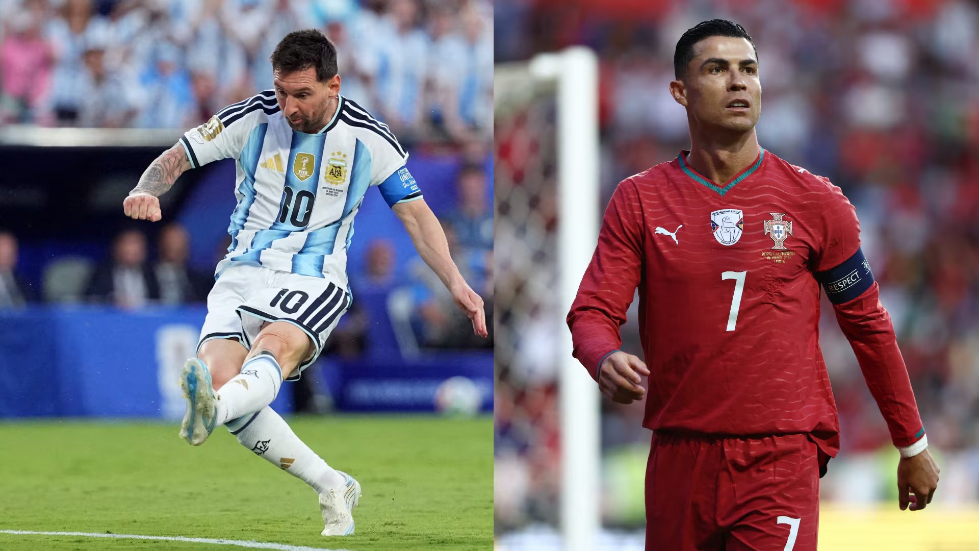 Messi y Cristiano Ronaldo son la máxima expresión del duelo Europa vs Sudamérica. (REUTERS)