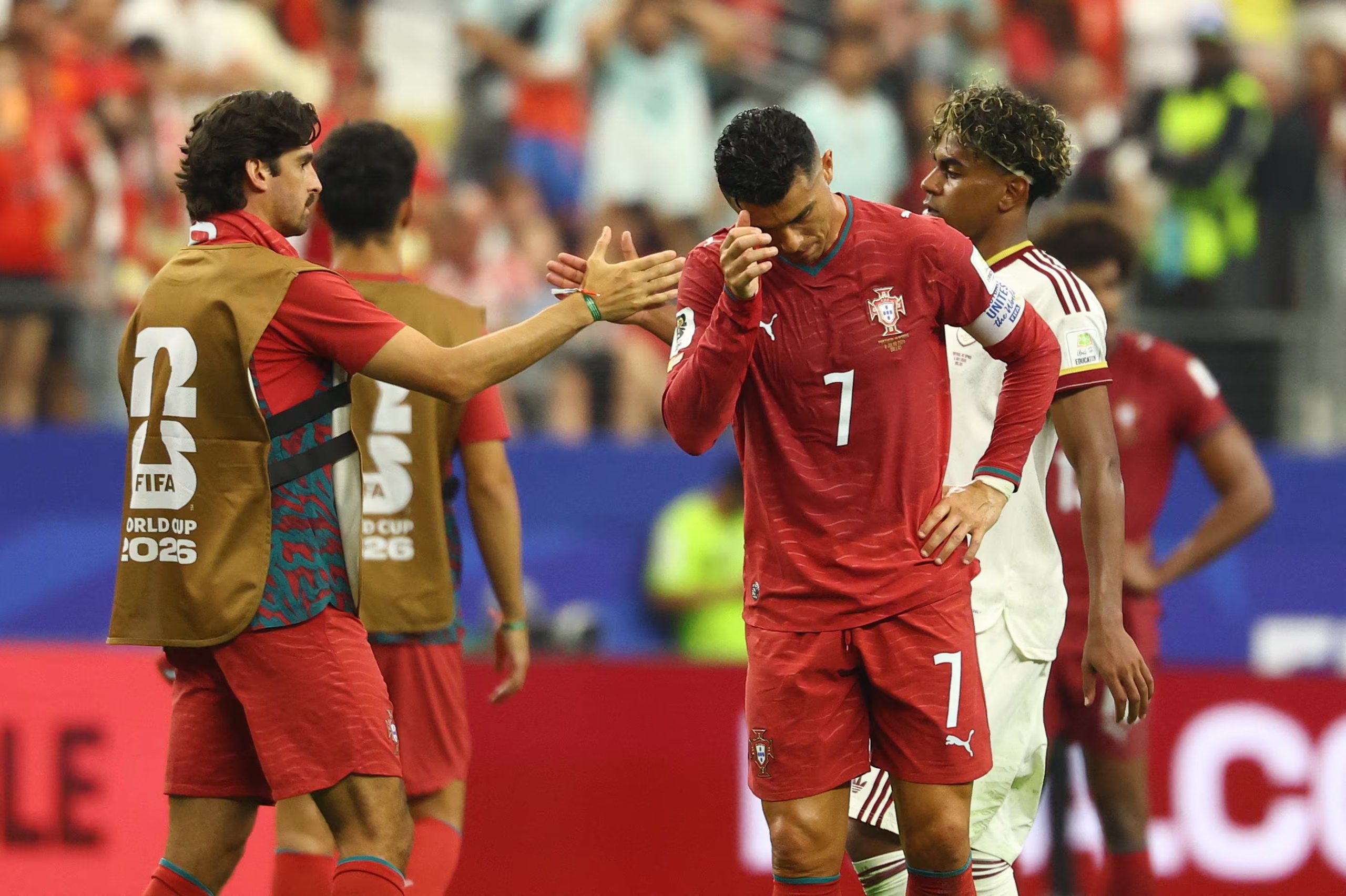 Cristiano Ronaldo se despidió de los Mundiales con una caída en los octavos de final (REUTERS/Kai Pfaffenbach)