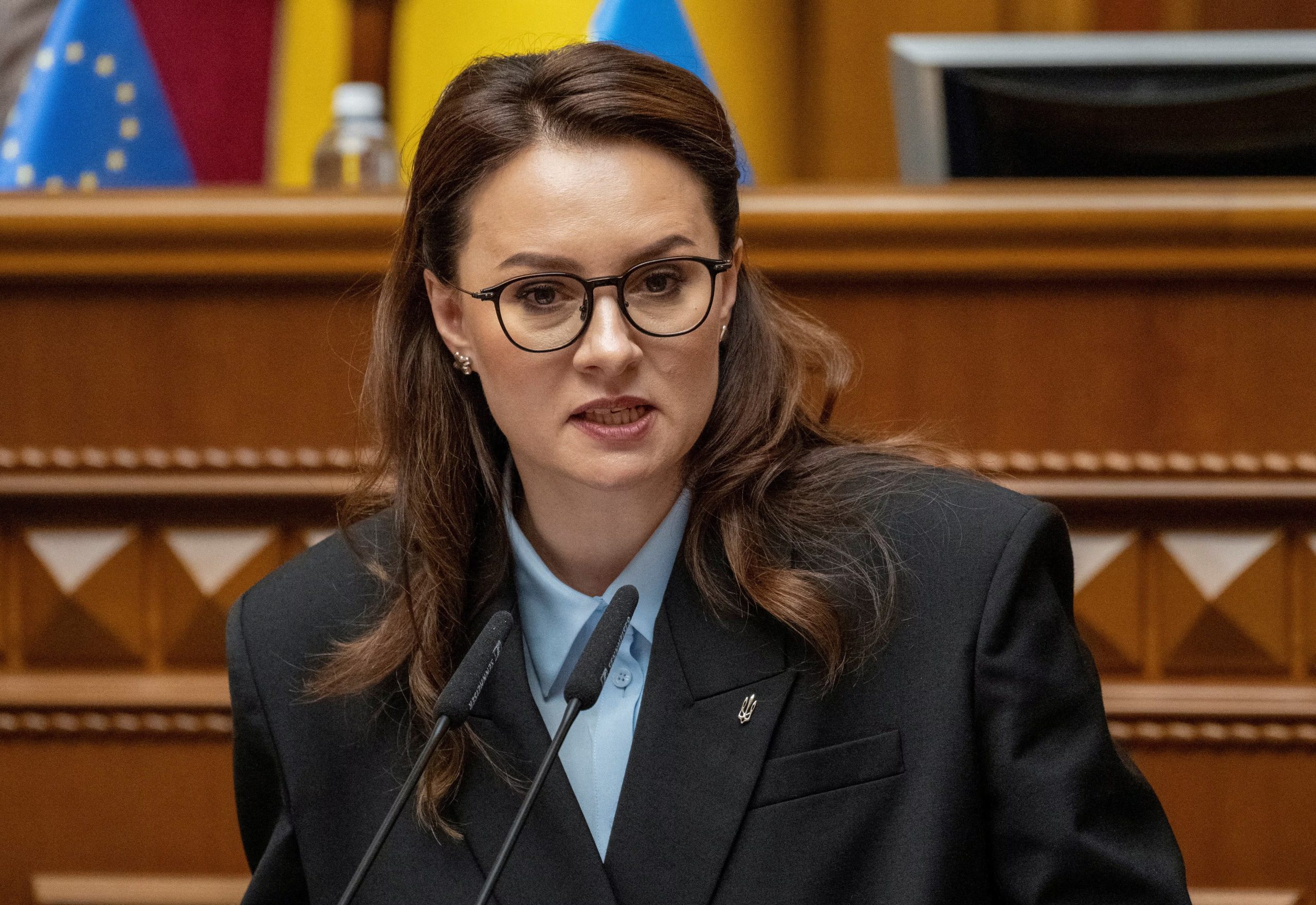 La ex primera ministra ucraniana, Yulia Svyrydenko (REUTERS/Andrii Nesterenko/Foto de archivo)