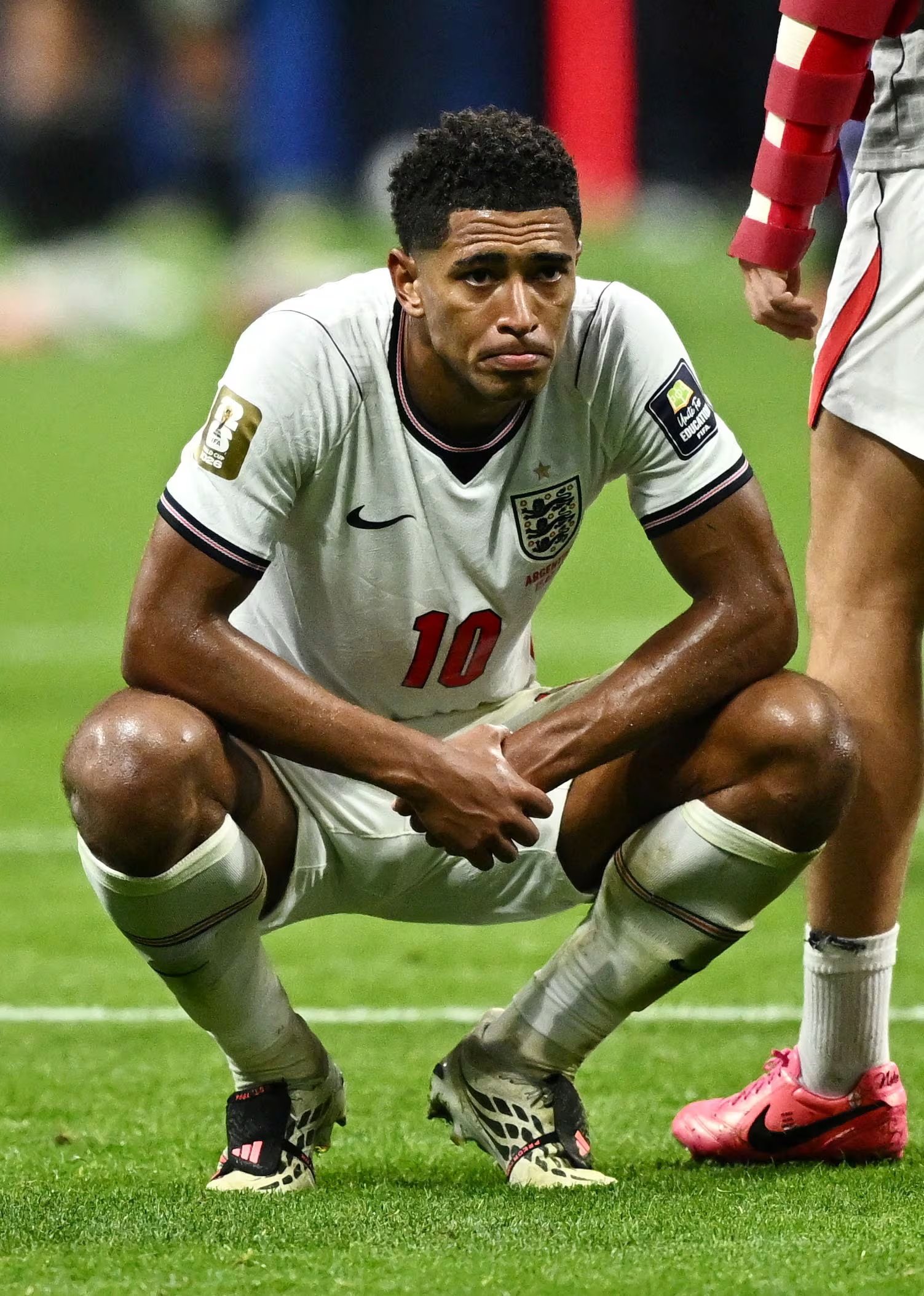 Jude Bellingham tras la derrota contra Argentina (REUTERS/Dylan Martinez)