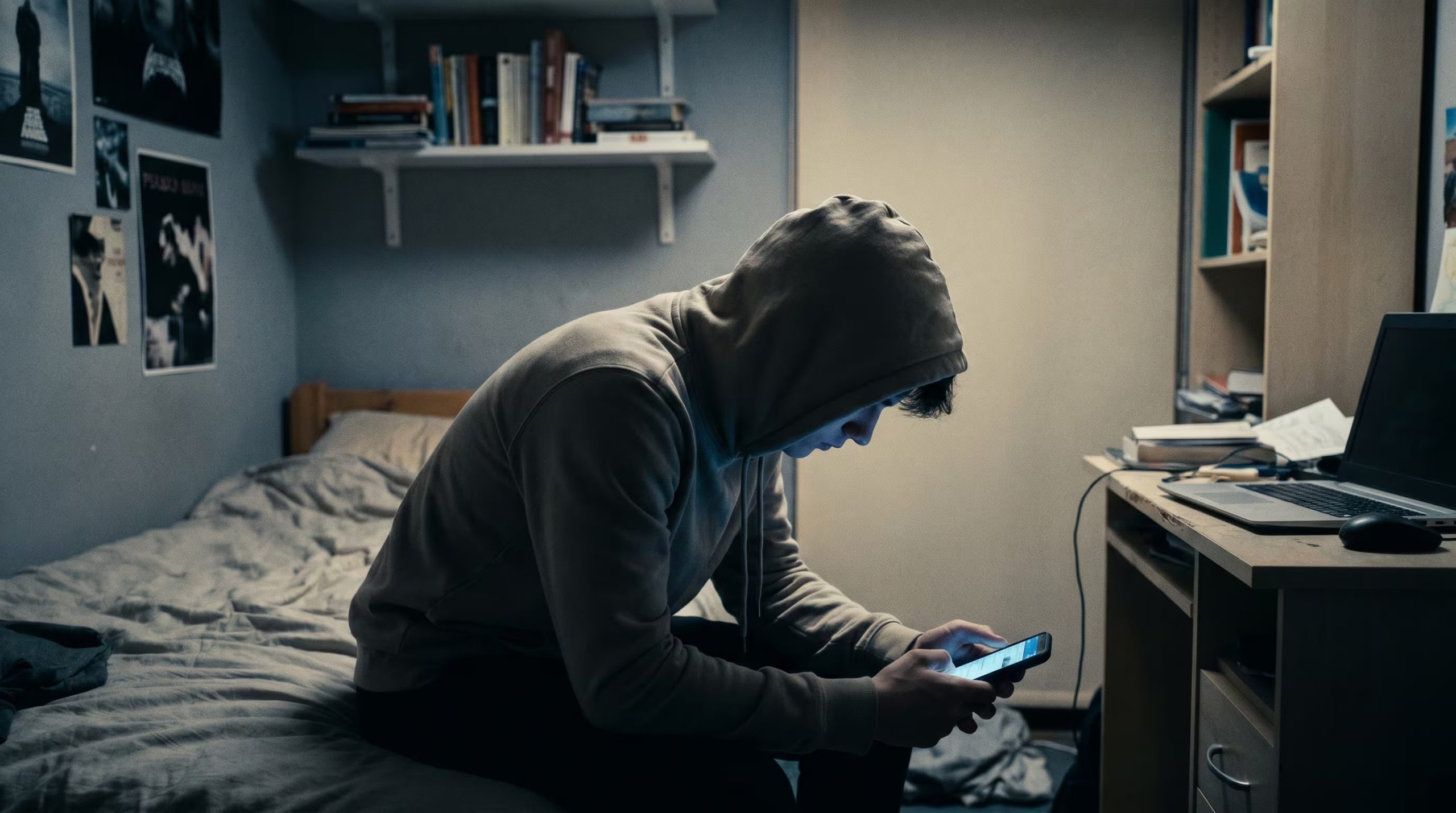 Un adolescente utilizando su teléfono móvil. (Imagen Ilustrativa Infobae)