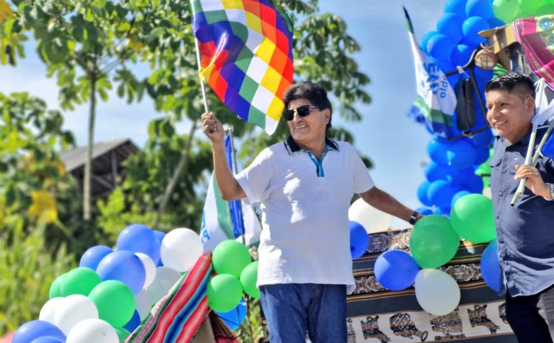 Evo Morales reapareció en público en su bastión de Cochabamba tras un mes ausente en febrero de 2026.
