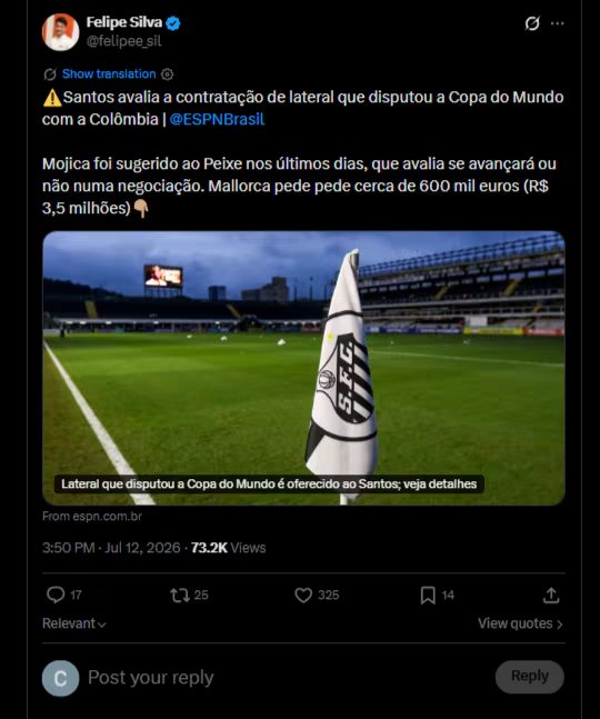 Este fue el momento cuando el periodista brasileño explicó el interés del cuadro