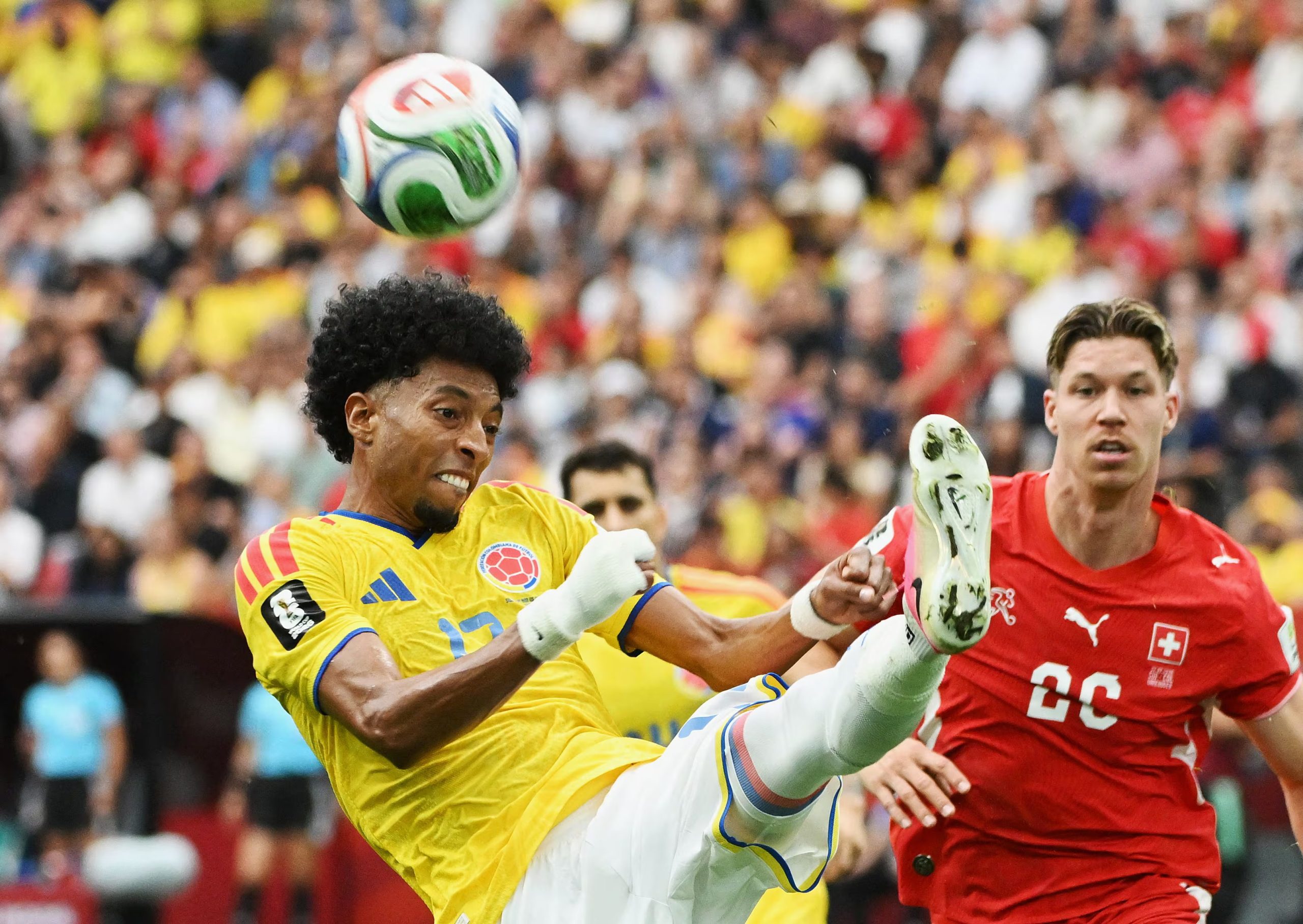 Johan Mojica fue uno de los jugadores clave para la defensa de la selección Colombia-crédito Simon Fearn/IMAGN IMAGES vía Reuters