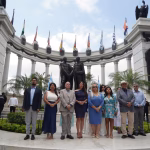Hemiciclo de la Rotonda acogió la unción cívica por los 491 años del proceso fundacional de Guayaquil