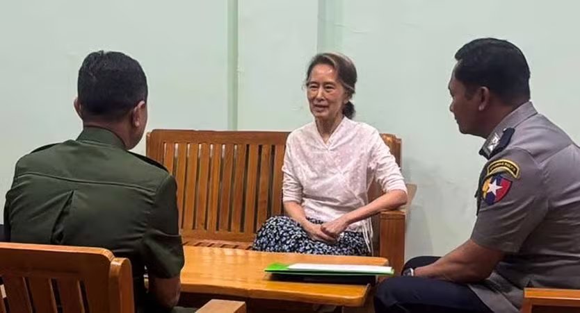 (Equipo de Información Militar de Myanmar/AFP)