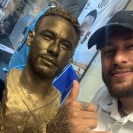 GRAN RECONOCIMIENTO: Santos presentó la estatua de Neymar Jr