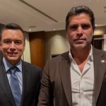 Daniel Noboa y Eduardo Verástegui dialogaron sobre un acuerdo contra la trata infantil