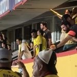 Hinchas de BSC mostraron su enojo ante los dirigentes