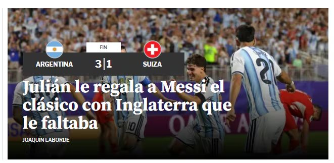Mundo Deportivo y el clásico que le faltaba a Messi