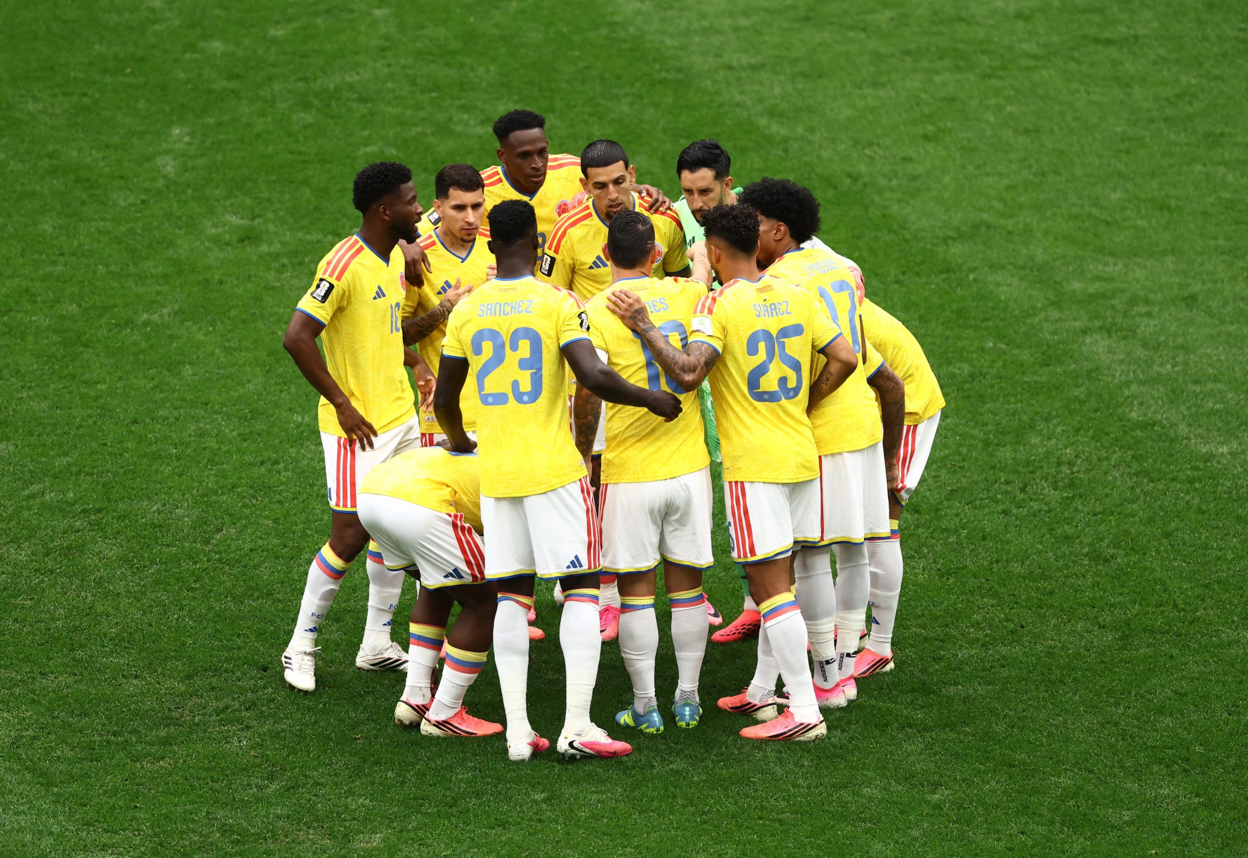 Hay varios jugadores de la Selección Colombia que terminarían su ciclo en el equipo por la edad - crédito Lee Smith/REUTERS