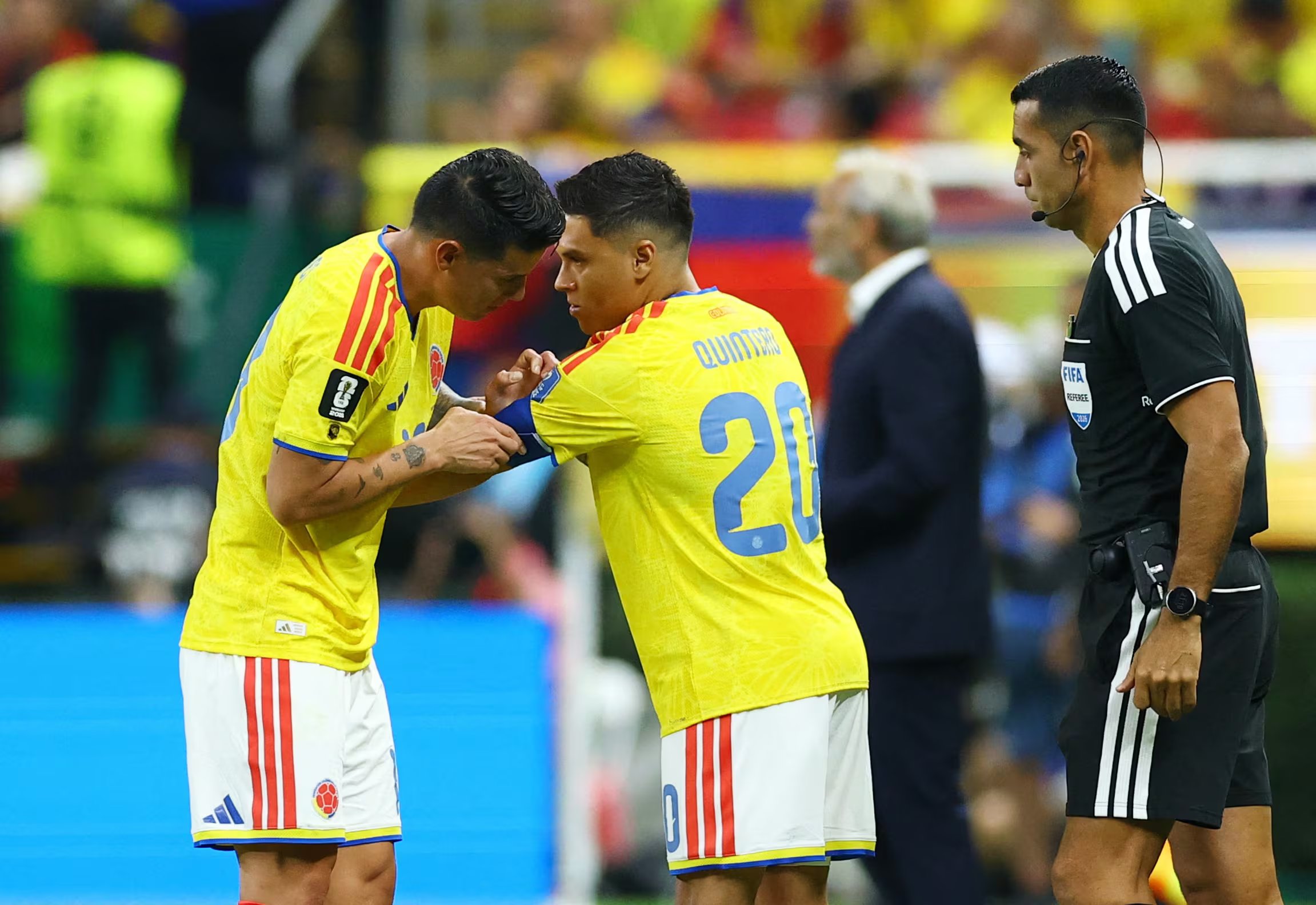 En el Mundial 2026, Quintero hizo su primera aparición ante la República Democrática del Congo, reemplazando a James Rodríguez - crédito Daniel Becerril/REUTERS