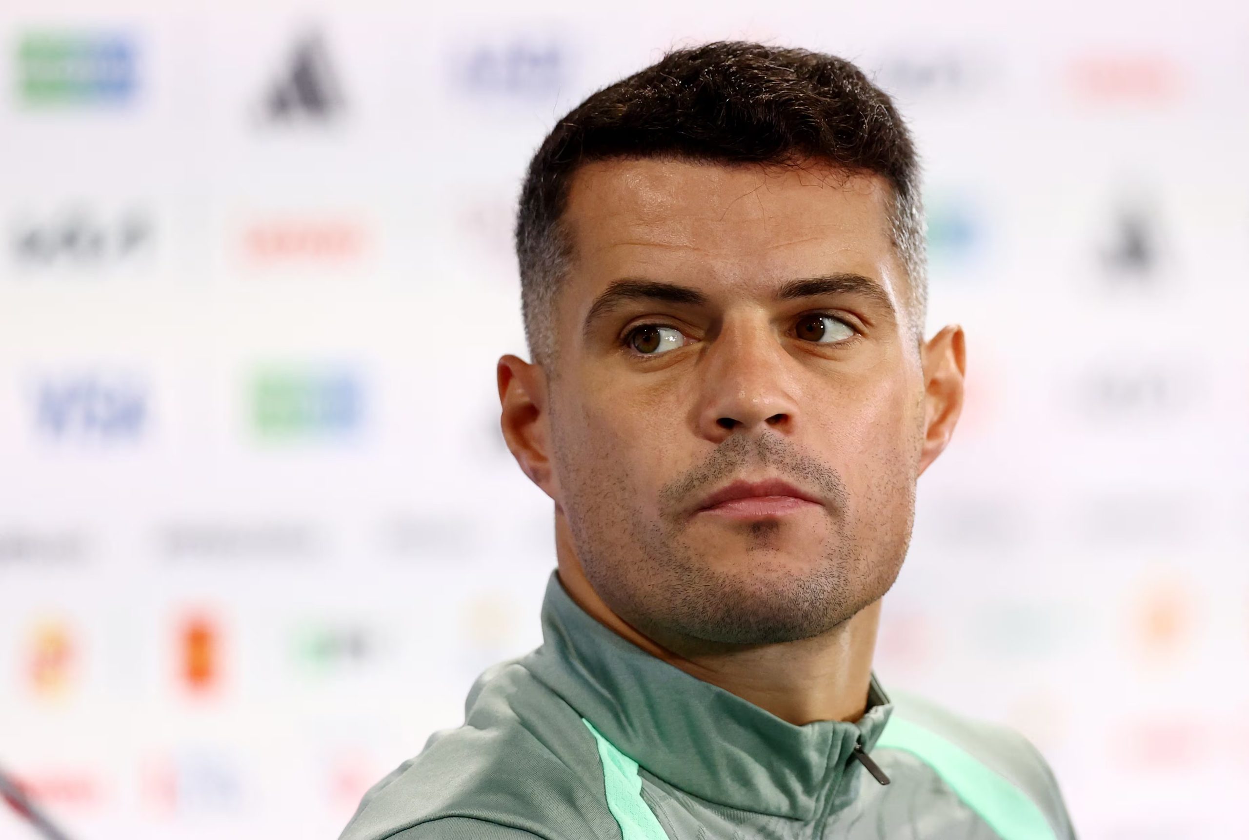 Granit Xhaka fue una de las figuras de Suiza en el partido ante Colombia - crédito Lee Smith/REUTERS