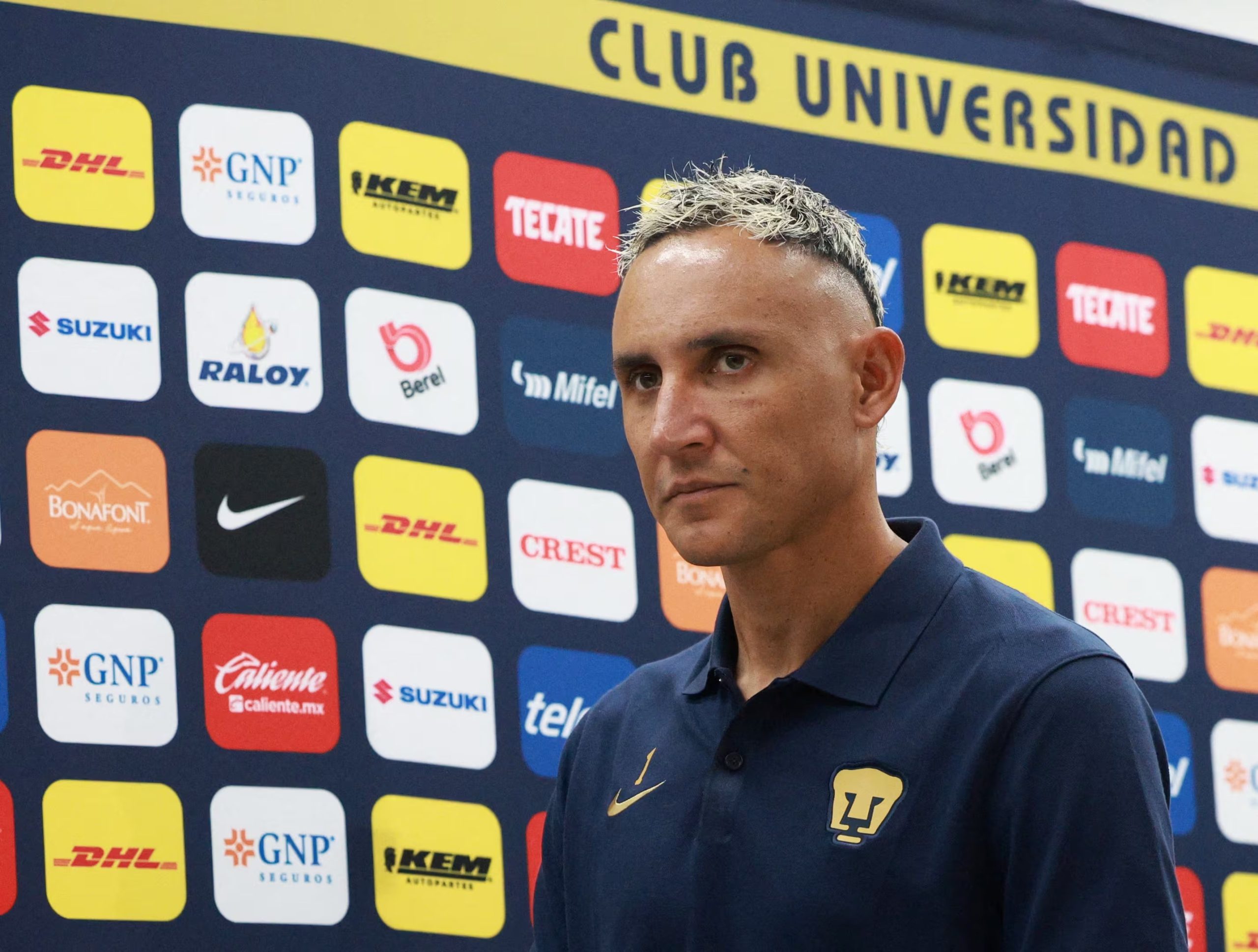 El capitán auriazul respondió en conferencia a rumores de su salida de Pumas y recordó que, mientras el mercado esté abierto, cualquiera puede irse. REUTERS/Henry Romero