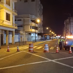 Cierres viales se reportan en el centro de Guayaquil, en área cercana al edificio Multicomercio