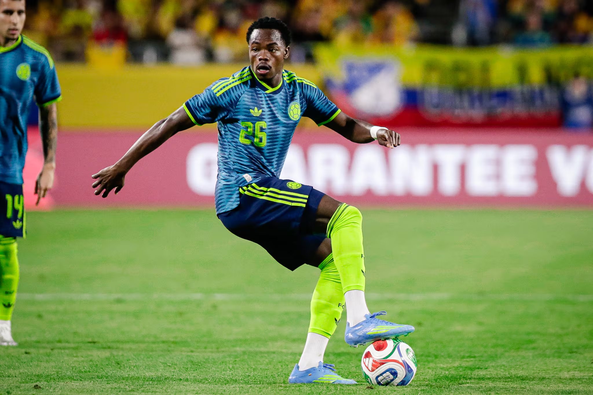 Carlos Andrés Gómez es uno de los jugadores que harían parte del nuevo proceso de la Selección Colombia rumbo al Mundial 2030 - crédito Travis Register/Imagn Images