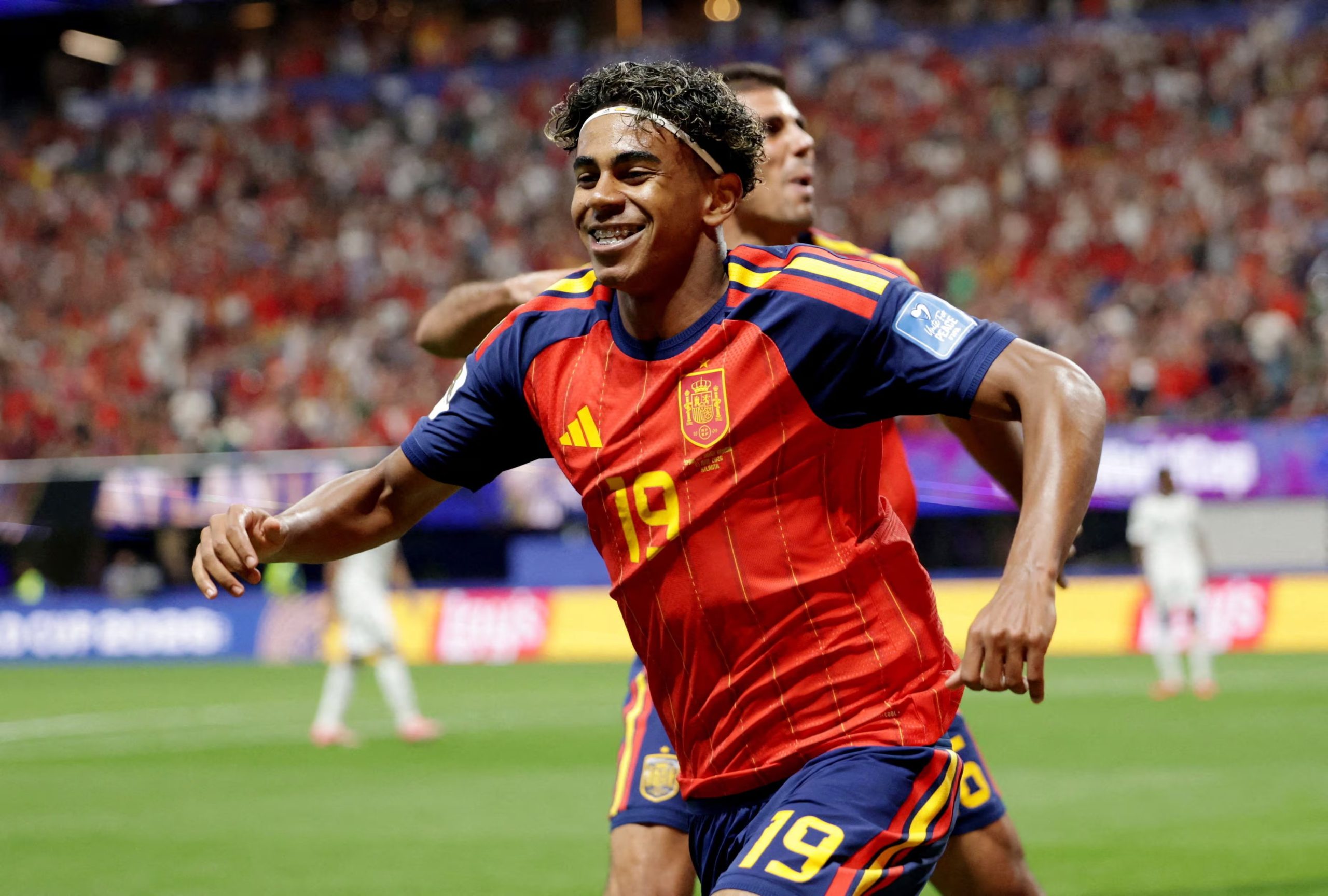El jugador de la selección española Lamine Yamal (REUTERS/Claudia Greco)