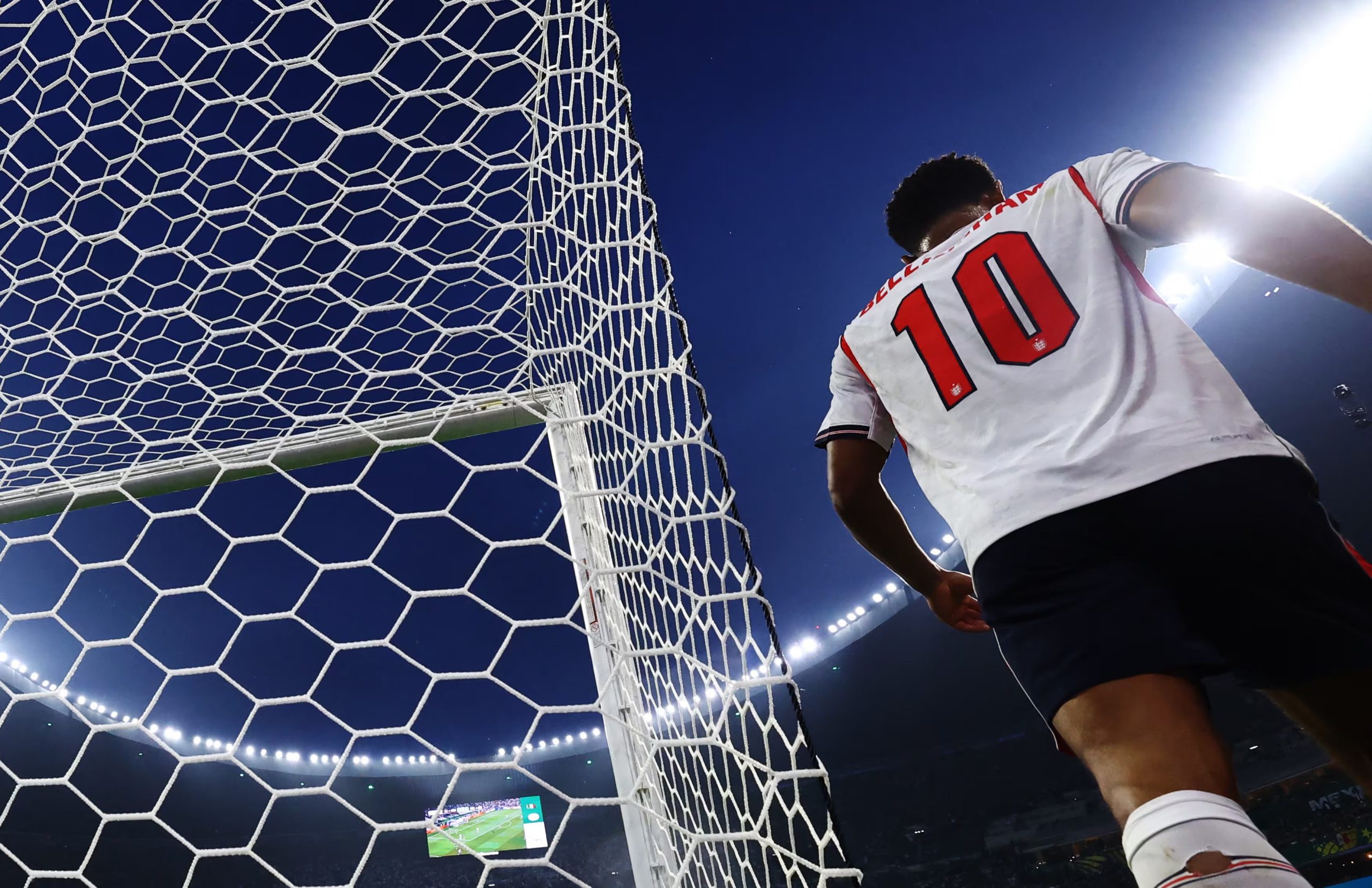 Soccer Football - FIFA World Cup 2026 - Round of 16 - Mexico v England - Estadio Azteca, Mexico City, Mexico - July 5, 2026 England's Jude Bellingham during the match REUTERS/Eloisa Sanchez