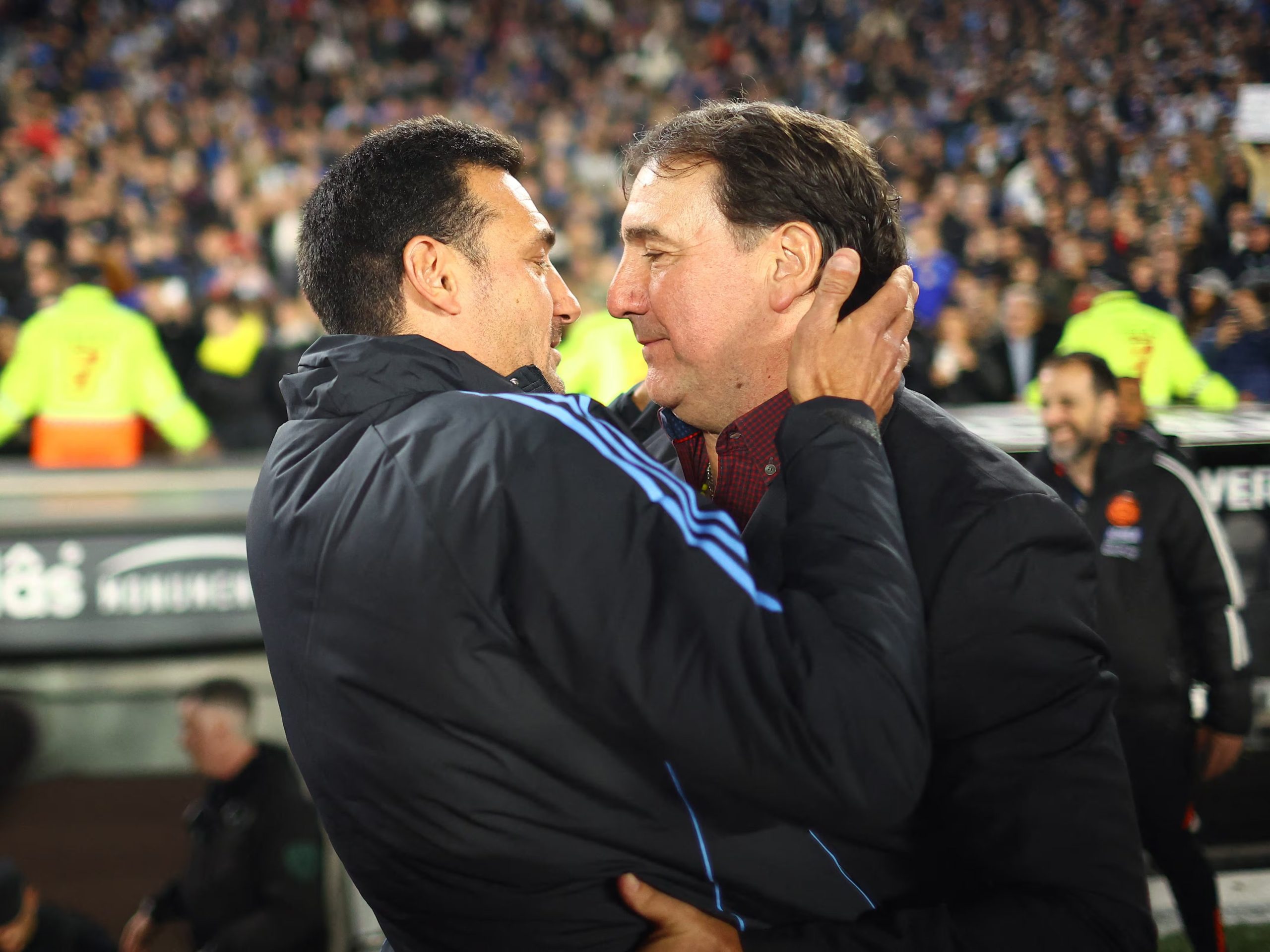 Lionel Scaloni siempre le ha guardado mucho respeto y cariño a Néstor Lorenzo - crédito Agustín Marcarián/REUTERS