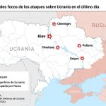 Mapa de ataques rusos en Ucrania: al menos 13 muertos en Kiev