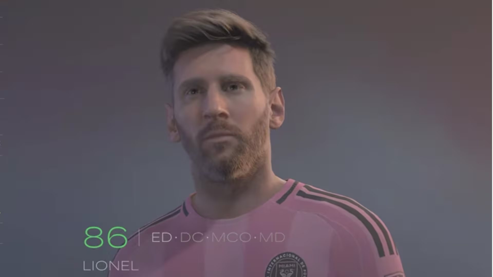 El simulador destaca la técnica intacta del argentino, pese al descenso físico. (EA Sports)