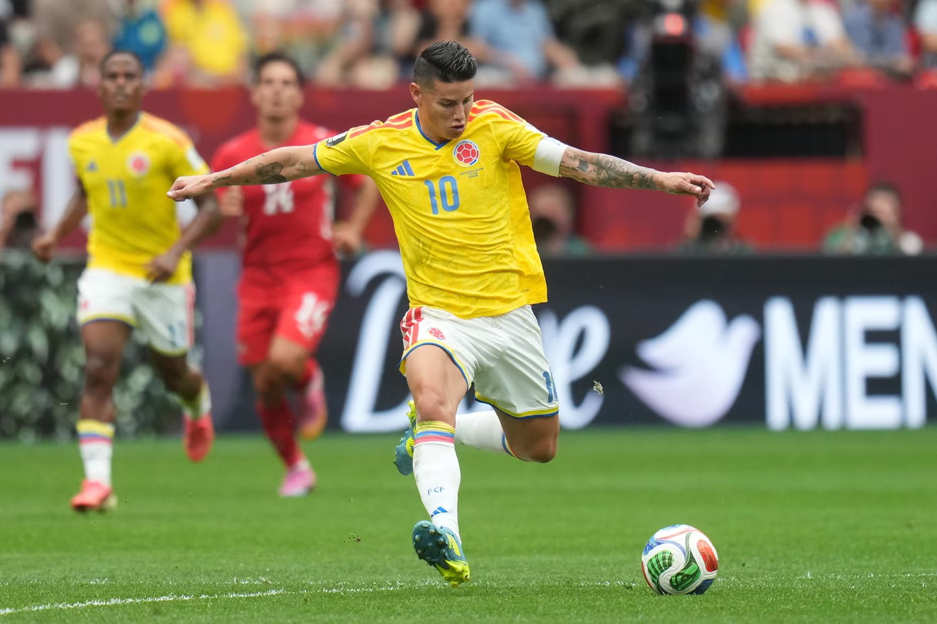 James Rodríguez habría terminado su ciclo con la Selección Colombia por la edad y posibles conflictos internos - crédito BOB FRID/EFE/EPA