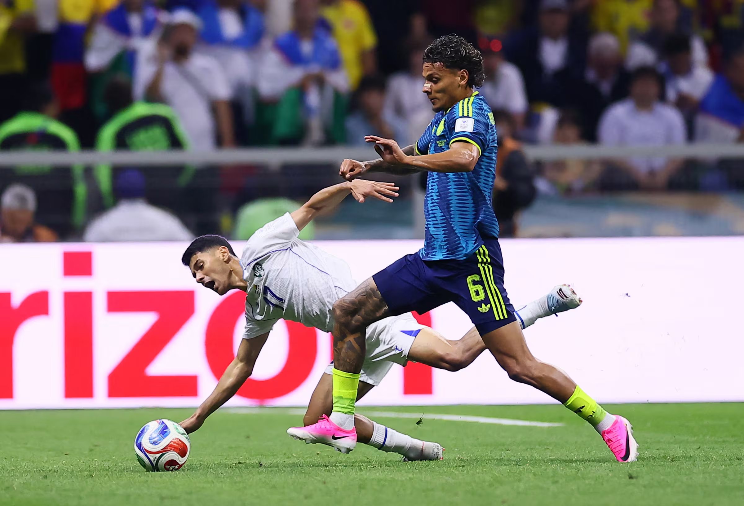 Richard Ríos entró como suplente en los cinco partidos de Colombia en el Mundial 2026 - crédito Eloisa Sánchez/REUTERS