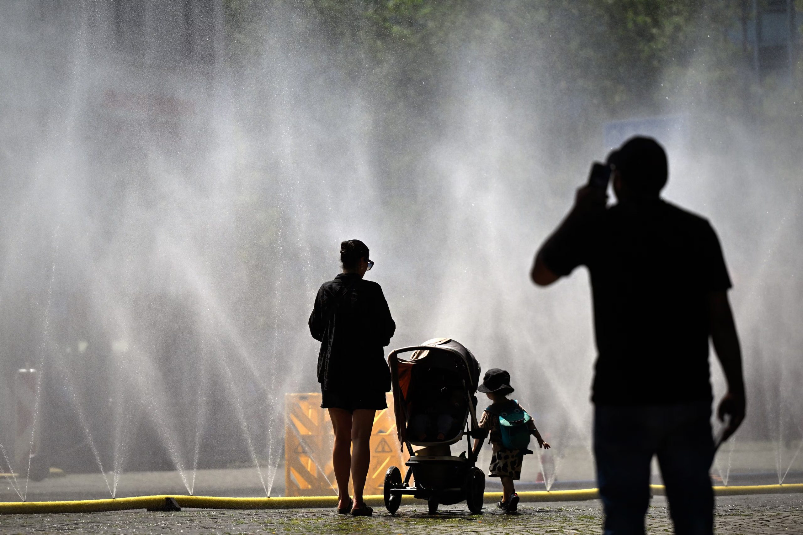 Alemania, Polonia, Eslovaquia, República Checa y Hungría alcanzaron sus temperaturas más altas de la historia durante este episodio (Ina FASSBENDER / AFP)