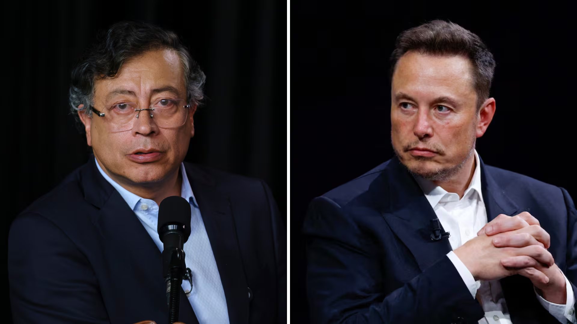 Petro afirmó coincidir con Elon Musk en que las elecciones no deberían realizarse con máquinas por el riesgo de manipulación informática. - crédito Presidencia - Gonzalo Fuentes/Reuters