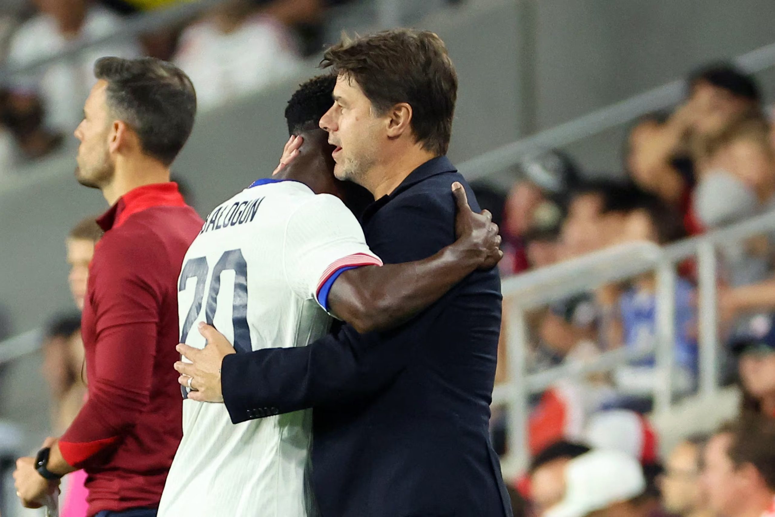 El delantero Balogun se consolidó como una pieza clave en ataque para el combinado nacional dirigido por Mauricio Pochettino (REUTERS)