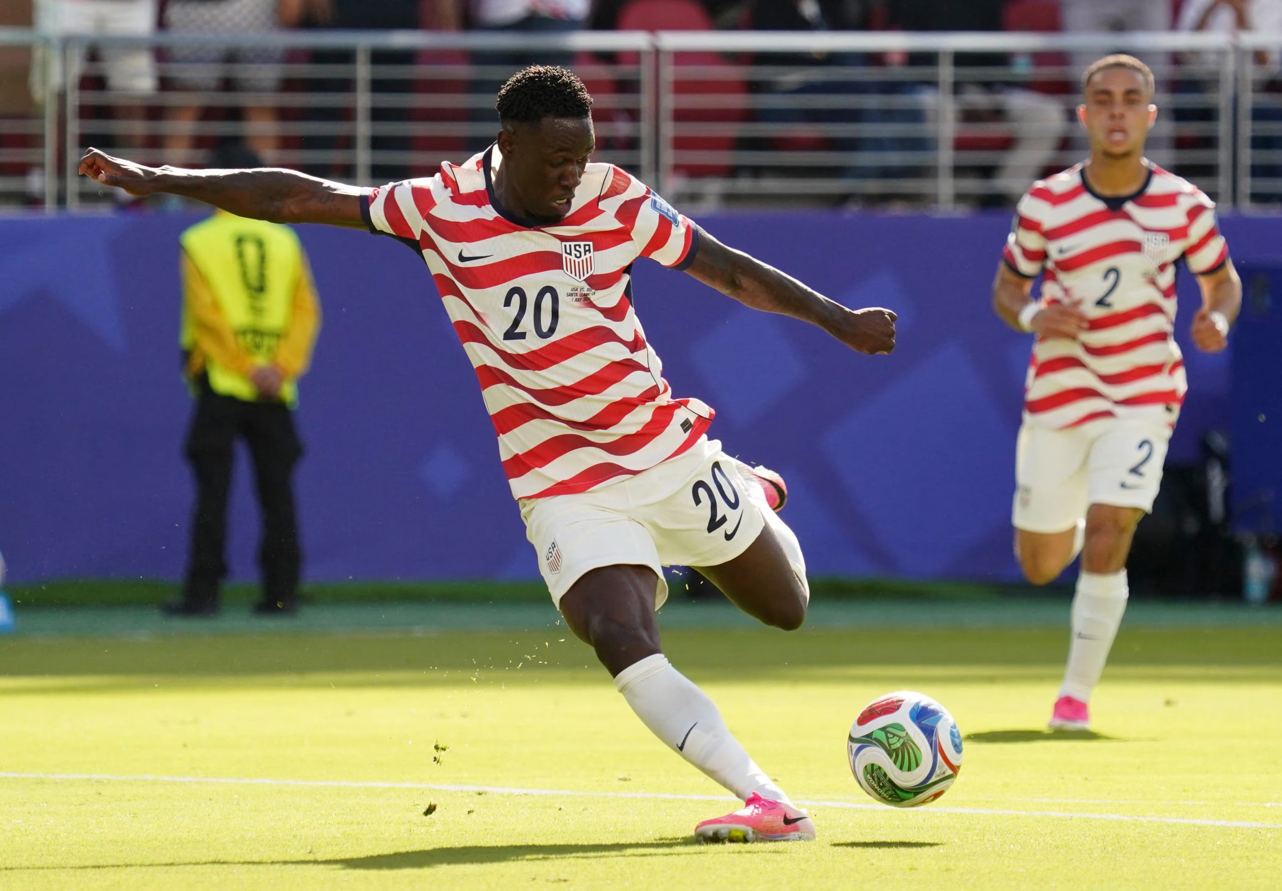 Balogun anotó dos goles ante Paraguay y otro contra Bosnia en el Mundial 2026 (Reuters)