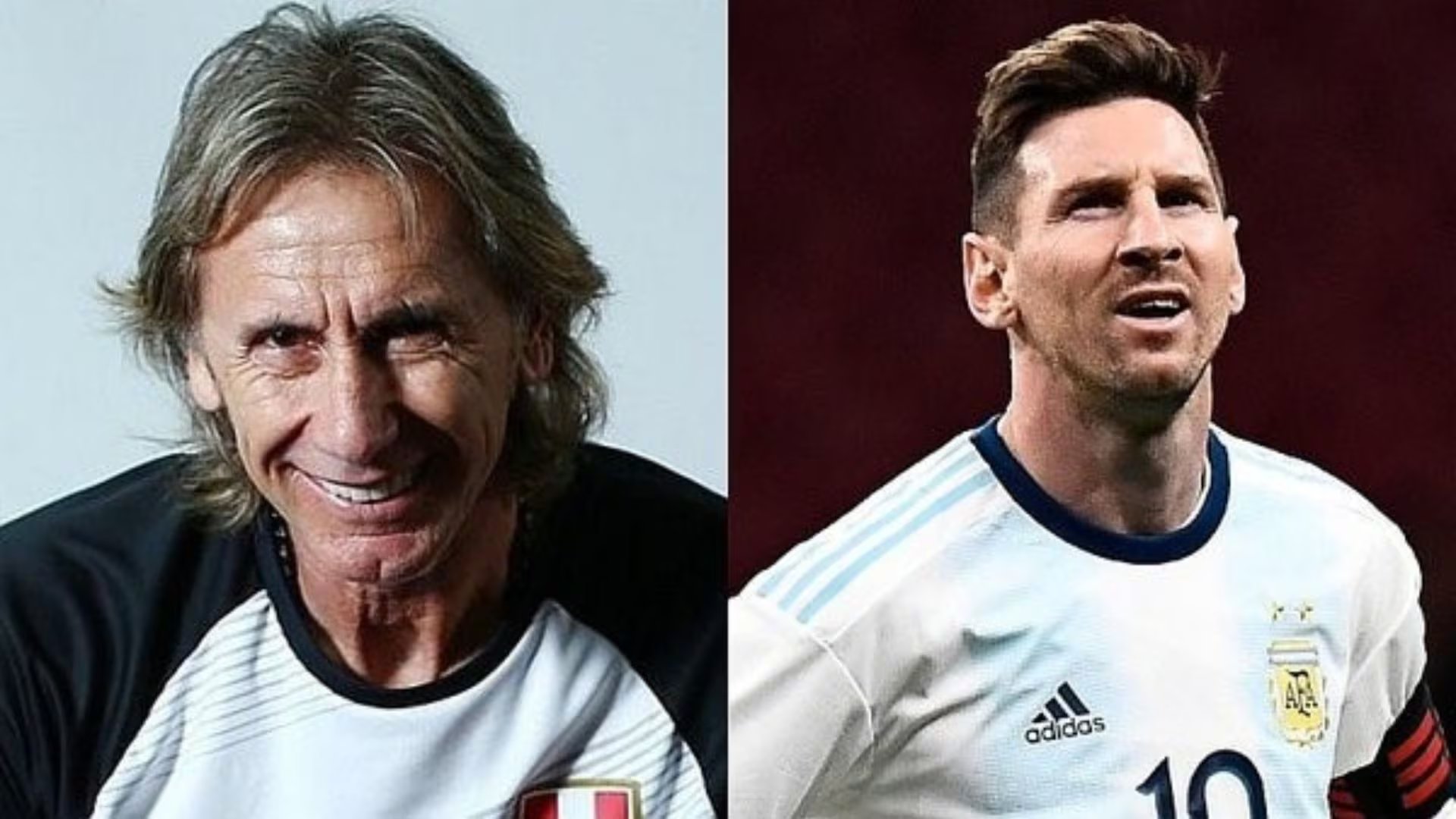 Ricardo Gareca, en más de una ocasión, se declaró admirador de Leo Messi. - Crédito: FPF / AFP