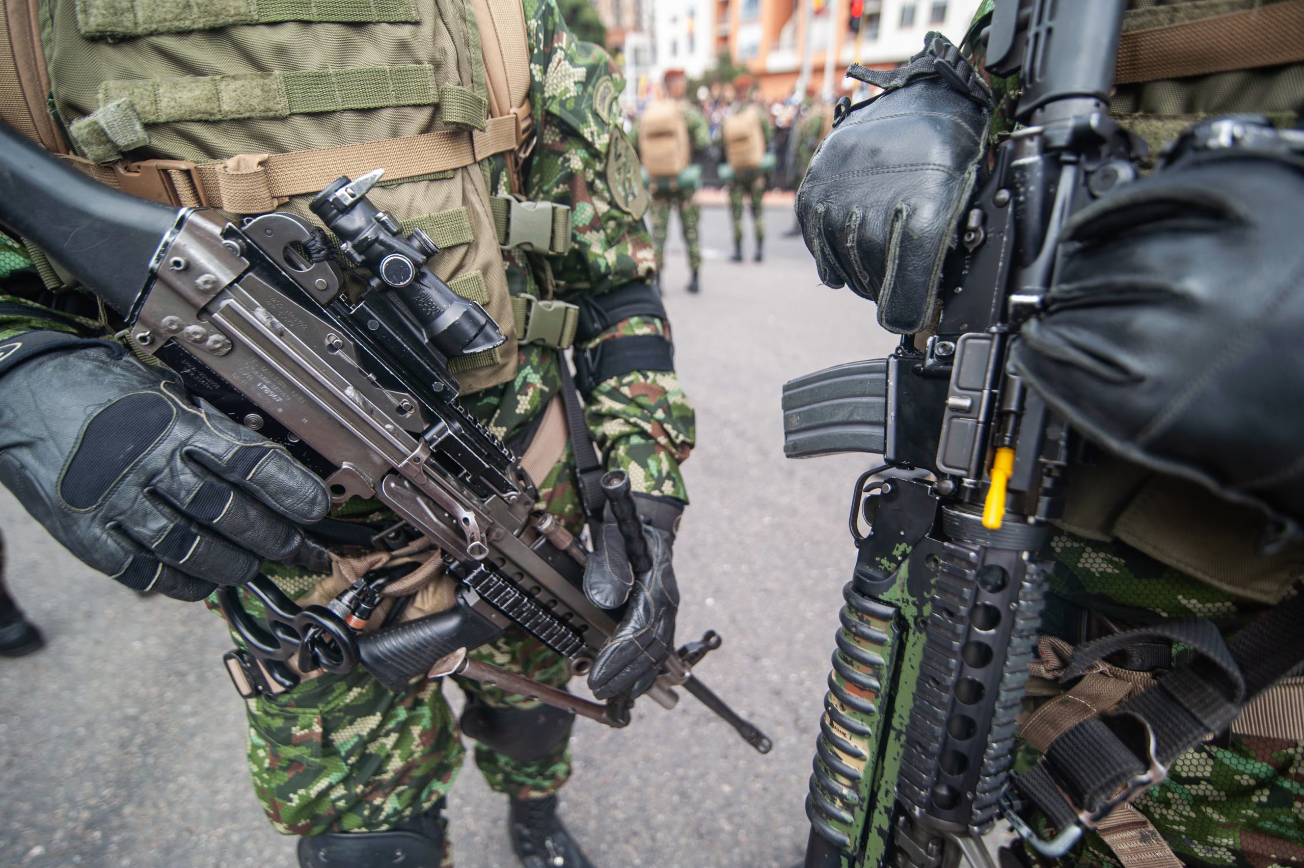 Un soldado presuntamente disparó ocho granadas y abrió fuego con un fusil Galil en una base militar del Alto del Trigo, entre Guaduas y Villeta, en Cundinamarca - crédito Chepa Beltran/Europa Press