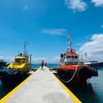 Ministro Luque inaugura moderno muelle de remolcadores en el Puerto de Manta