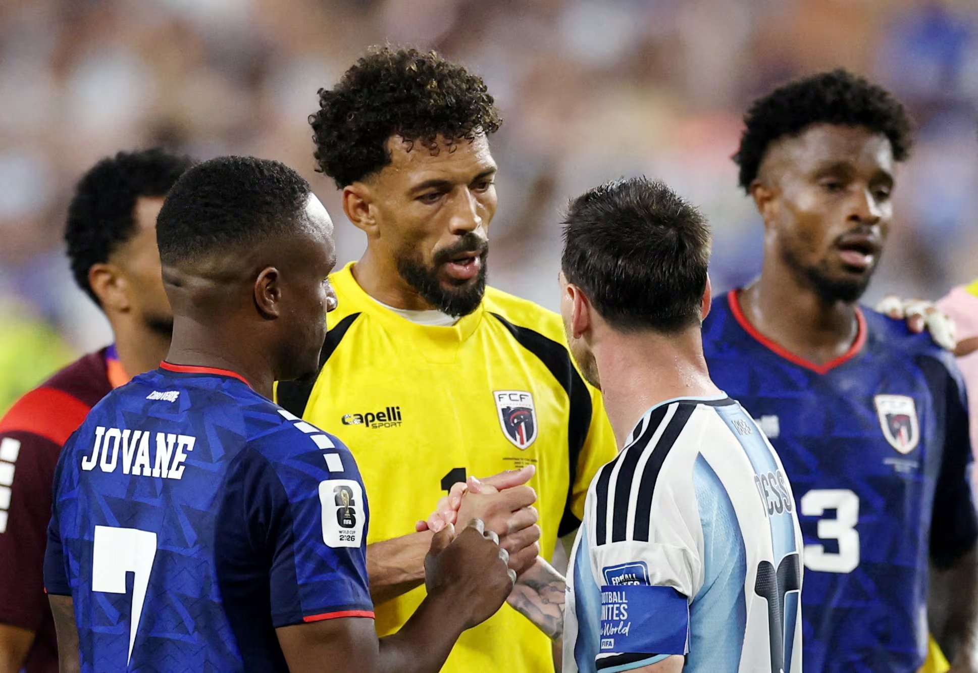 El último partido de Vozihna en el Mundial fue contra Leo Messi. (Foto: REUTERS/Amanda Perobelli)