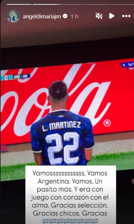 El posteo que hizo luego del paso a la final 