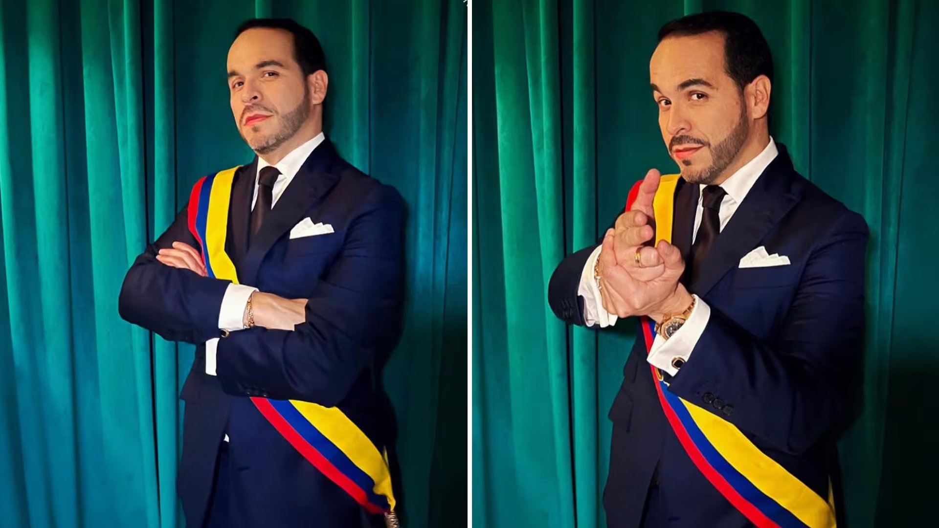 Antes de su carrera política, se destacó como abogado y empresario, con trayectoria en la representación de clientes en procesos judiciales de alto impacto y la creación de una firma con presencia nacional e internacional - crédito @delaespriella_style/Instagram